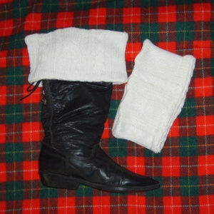 Boot Toppers Cream Keep Cold Air Out!